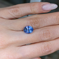 4.13 Ct. Color Change Sapphire from Ceylon (Sri Lanka) Life Style