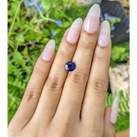 2.17 Ct. Blue Sapphire from Ceylon (Sri Lanka) Life Style