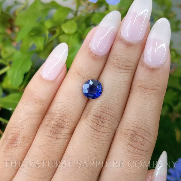 2.57 Ct. Blue Sapphire from Ceylon (Sri Lanka)