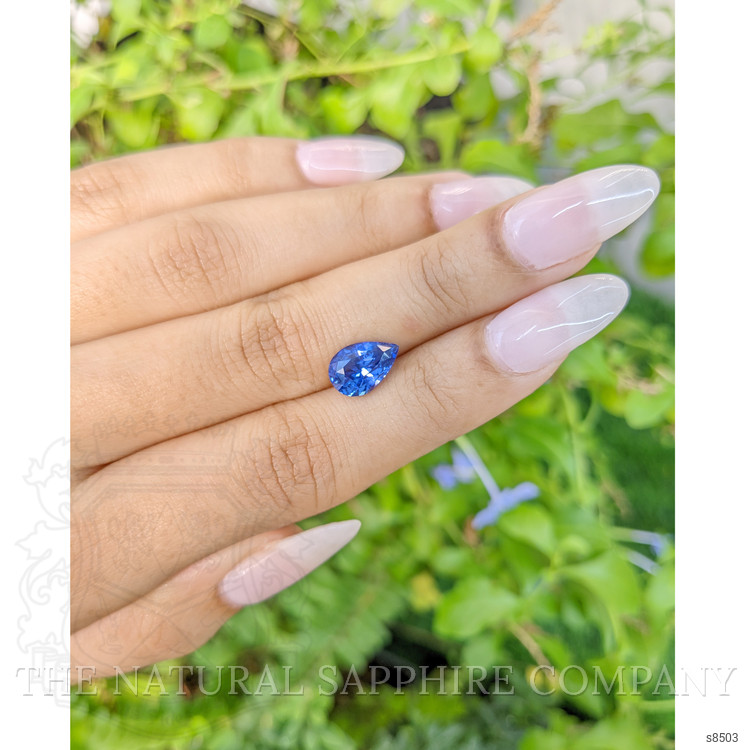 3.14 Ct. Blue Sapphire from Ceylon (Sri Lanka)