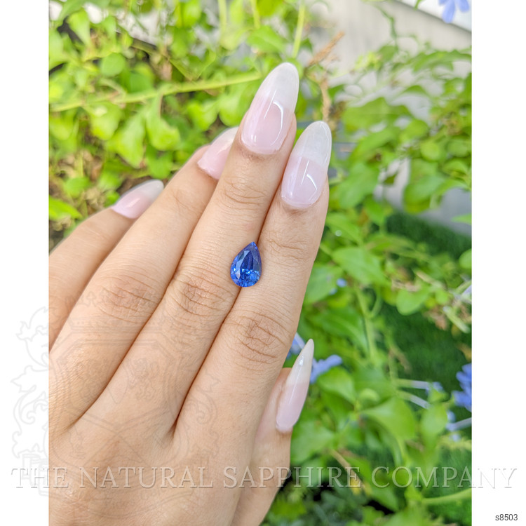 3.14 Ct. Blue Sapphire from Ceylon (Sri Lanka)