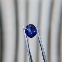 2.99 Ct. Blue Sapphire from Ceylon (Sri Lanka) Life Style