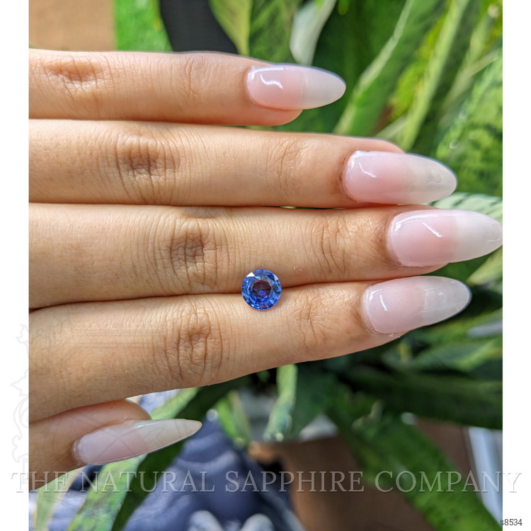 1.36 Ct. Blue Sapphire from Ceylon (Sri Lanka)