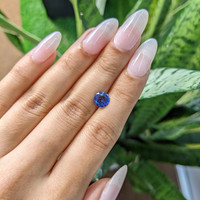 1.36 Ct. Blue Sapphire from Ceylon (Sri Lanka) Life Style