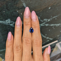 2.01 Ct. Blue Sapphire from Ceylon (Sri Lanka) Life Style