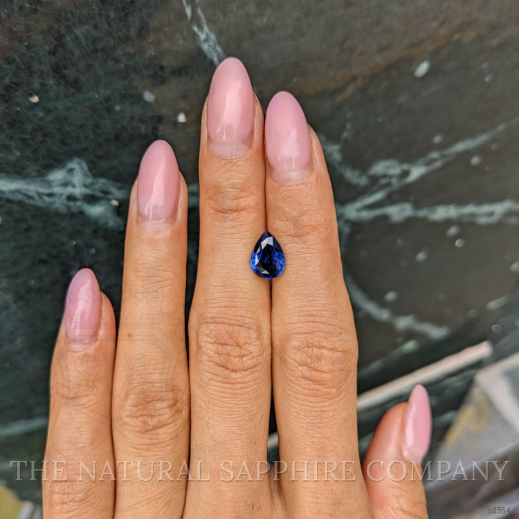 2.01 Ct. Blue Sapphire from Ceylon (Sri Lanka)
