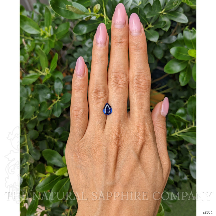 2.01 Ct. Blue Sapphire from Ceylon (Sri Lanka)