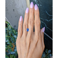 1.60 Ct. Blue Sapphire from Ceylon (Sri Lanka) Life Style