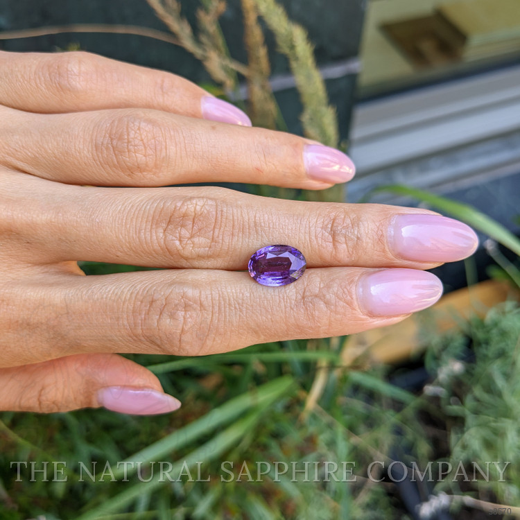 3.29 Ct. Purple Sapphire from Madagascar