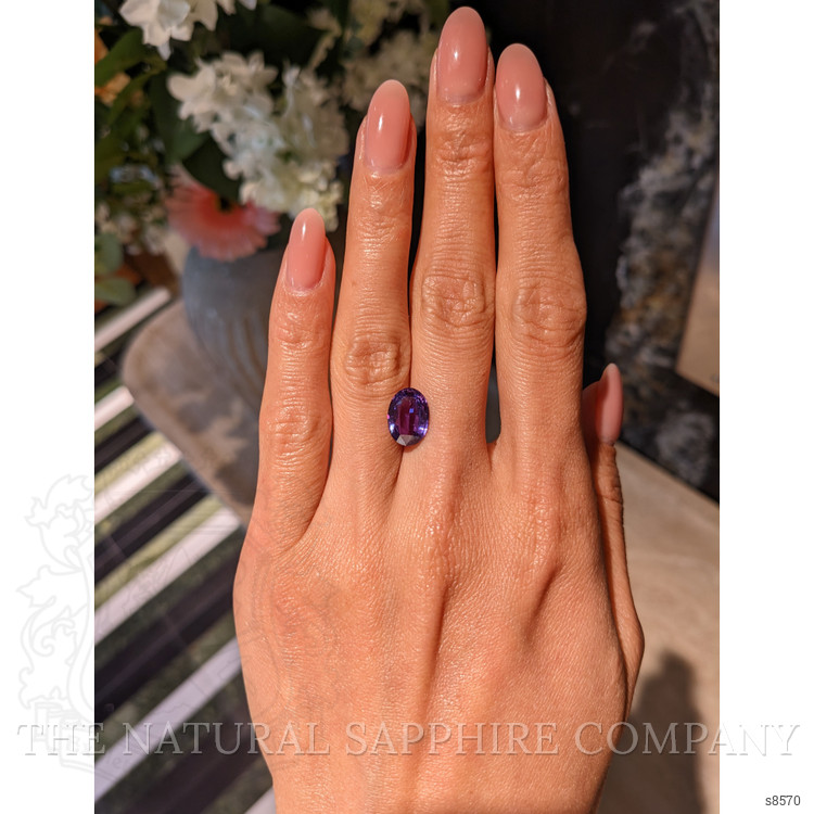 3.29 Ct. Purple Sapphire from Madagascar