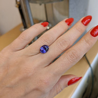 3.24 Ct. Sapphire from Madagascar Life Style