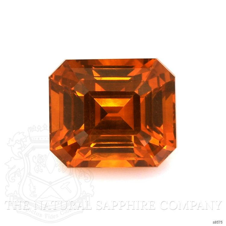 5.45 Ct. Orange Sapphire from Ceylon (Sri Lanka)