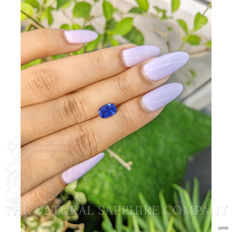 1.87 Ct. Blue Sapphire from Ceylon (Sri Lanka)