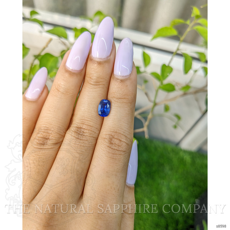 1.87 Ct. Blue Sapphire from Ceylon (Sri Lanka)