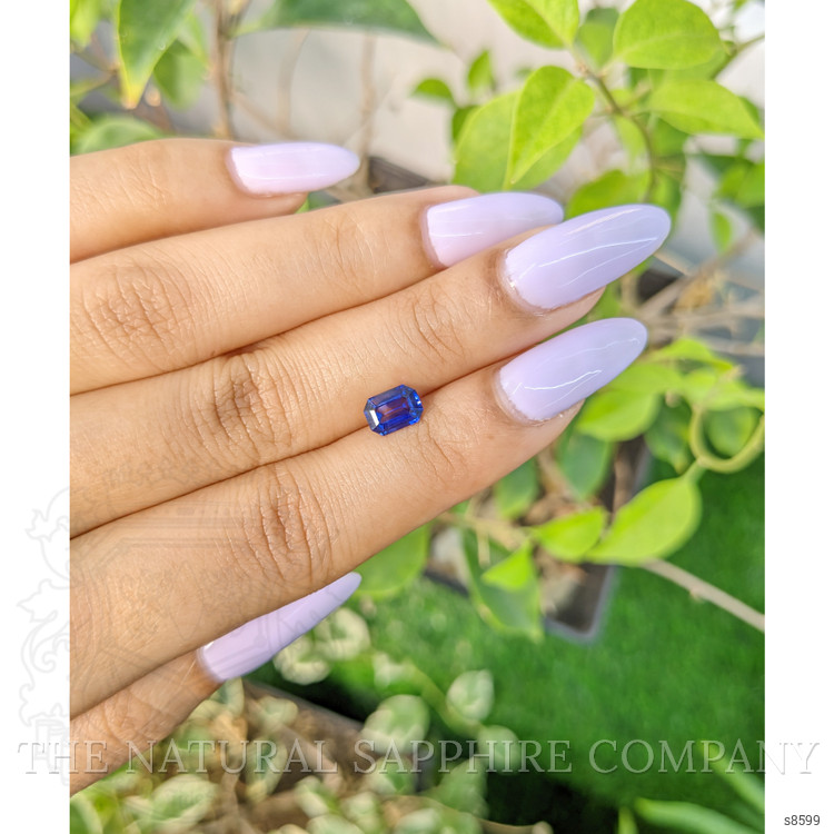1.11 Ct. Blue Sapphire from Ceylon (Sri Lanka)