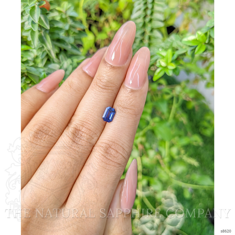 0.95 Ct. Blue Sapphire from Ceylon (Sri Lanka)