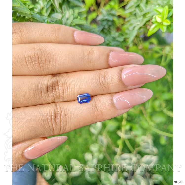 0.95 Ct. Blue Sapphire from Ceylon (Sri Lanka)