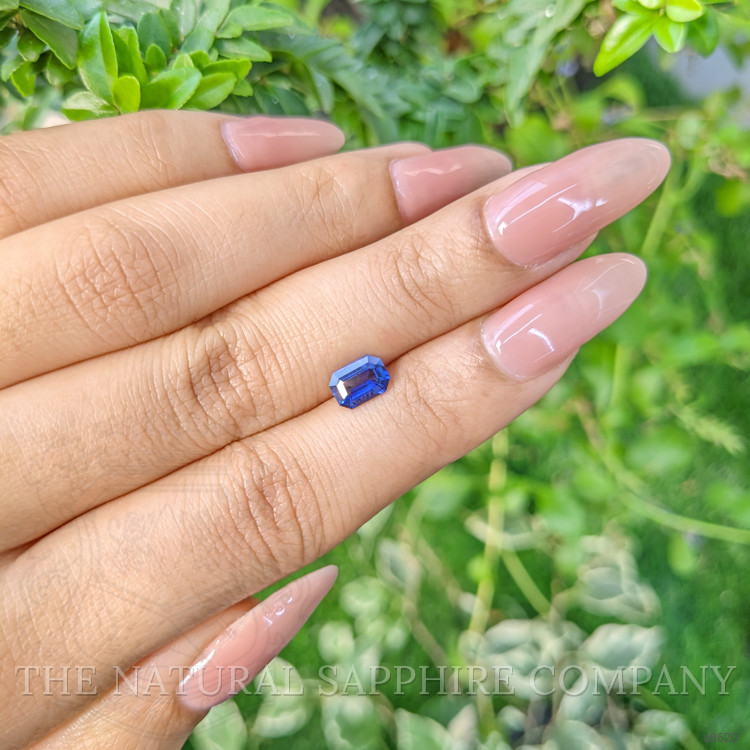0.95 Ct. Blue Sapphire from Ceylon (Sri Lanka)