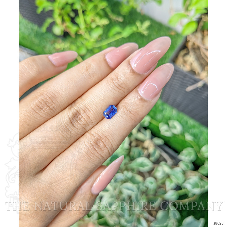 0.92 Ct. Blue Sapphire from Ceylon (Sri Lanka)