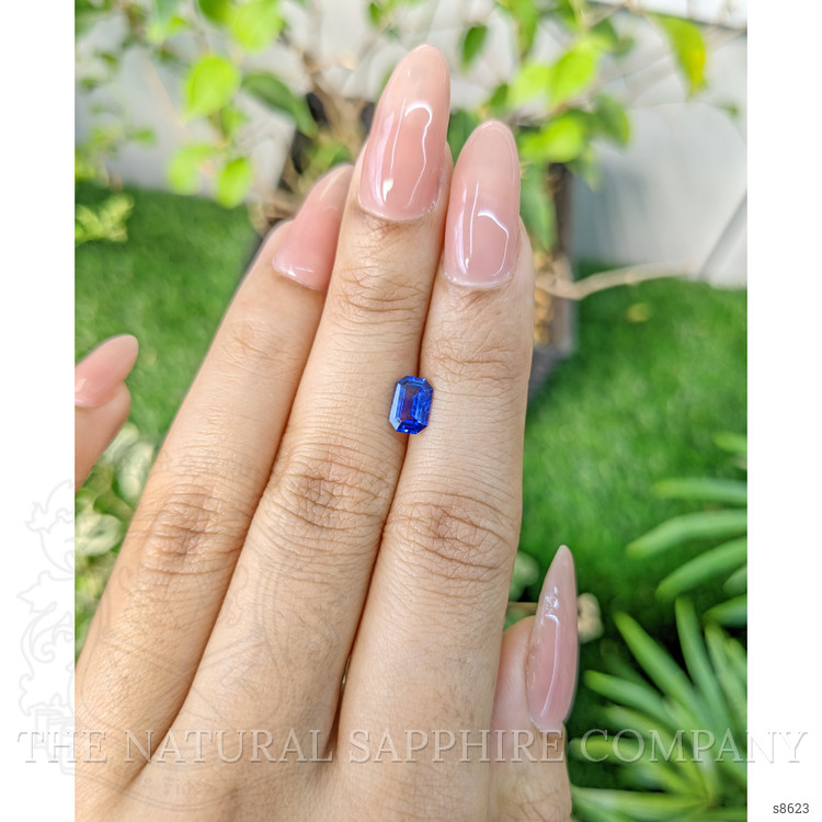 0.92 Ct. Blue Sapphire from Ceylon (Sri Lanka)