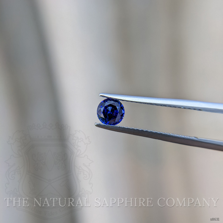 0.84 Ct. Blue Sapphire from Ceylon (Sri Lanka)
