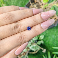 0.84 Ct. Blue Sapphire from Ceylon (Sri Lanka) Life Style
