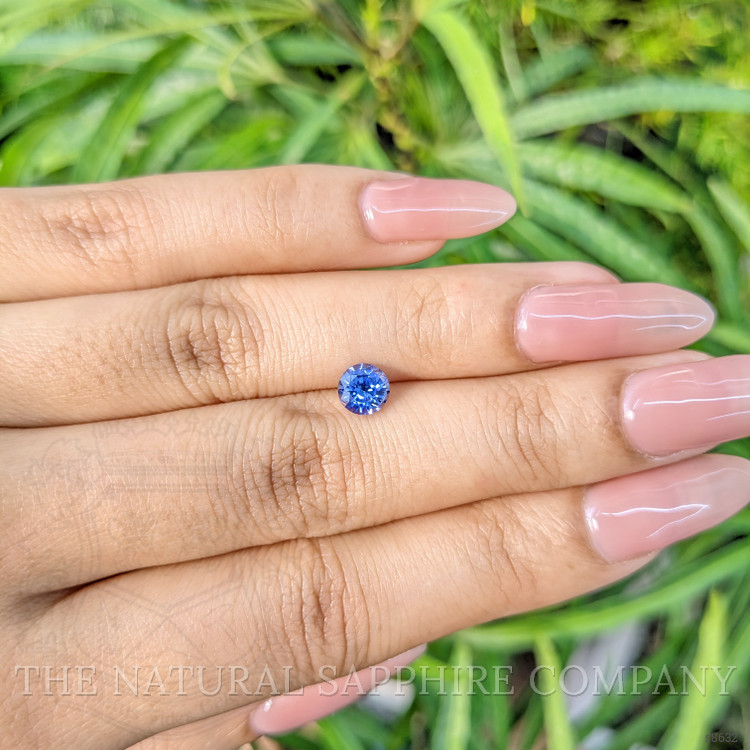 0.97 Ct. Blue Sapphire from Ceylon (Sri Lanka)