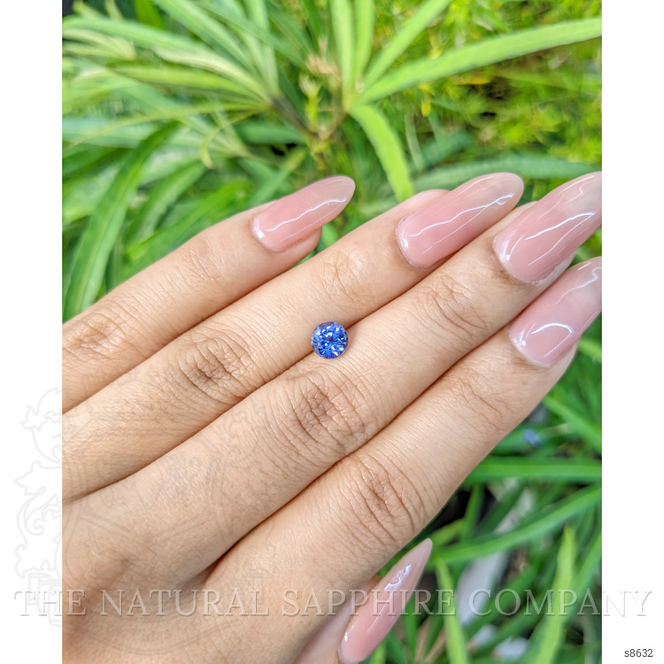 0.97 Ct. Blue Sapphire from Ceylon (Sri Lanka)