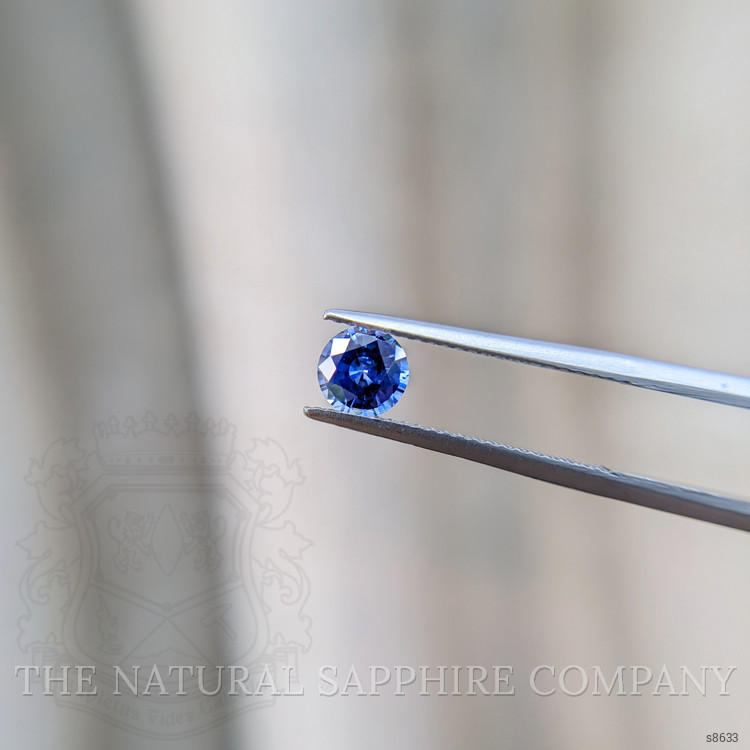 0.82 Ct. Blue Sapphire from Ceylon (Sri Lanka)
