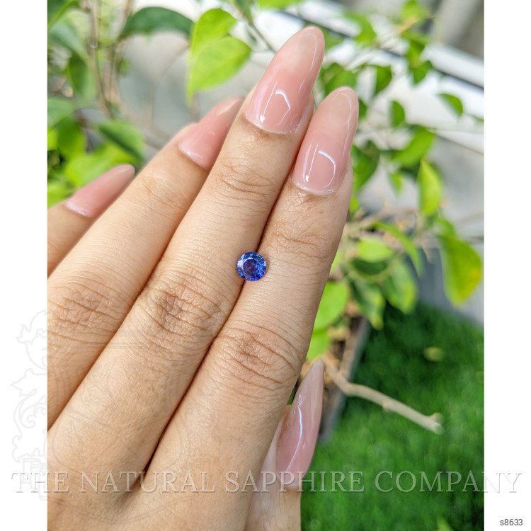 0.82 Ct. Blue Sapphire from Ceylon (Sri Lanka)