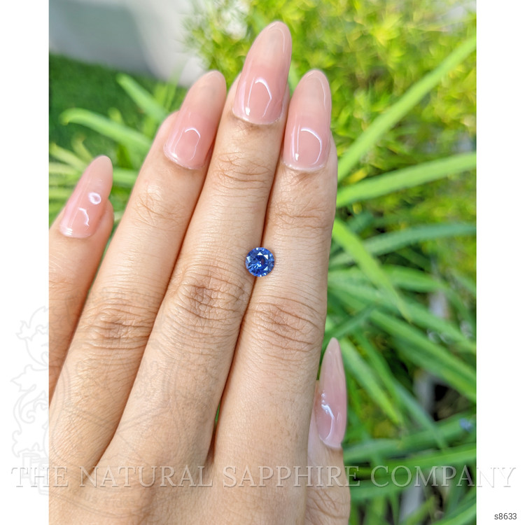 0.82 Ct. Blue Sapphire from Ceylon (Sri Lanka)
