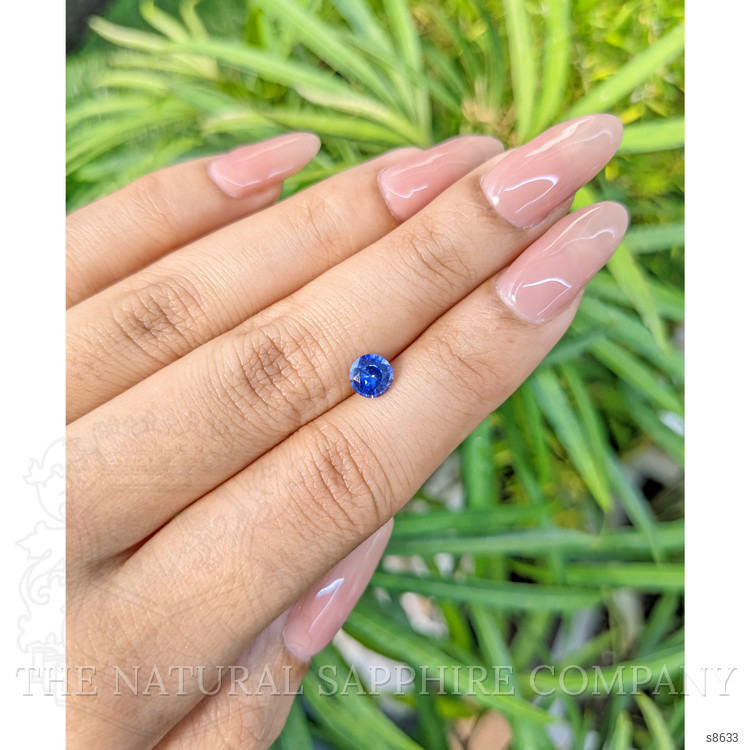 0.82 Ct. Blue Sapphire from Ceylon (Sri Lanka)