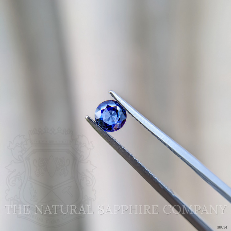 0.73 Ct. Blue Sapphire from Ceylon (Sri Lanka)