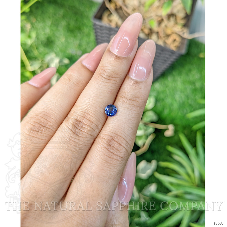 0.73 Ct. Blue Sapphire from Ceylon (Sri Lanka)