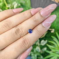 0.73 Ct. Blue Sapphire from Ceylon (Sri Lanka) Life Style