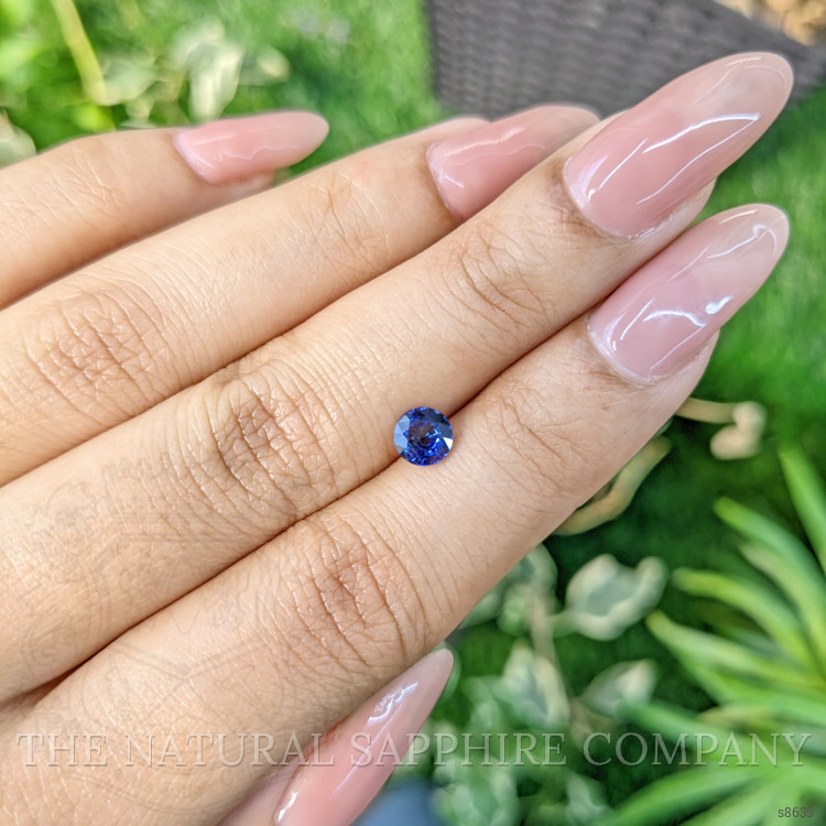 0.73 Ct. Blue Sapphire from Ceylon (Sri Lanka)