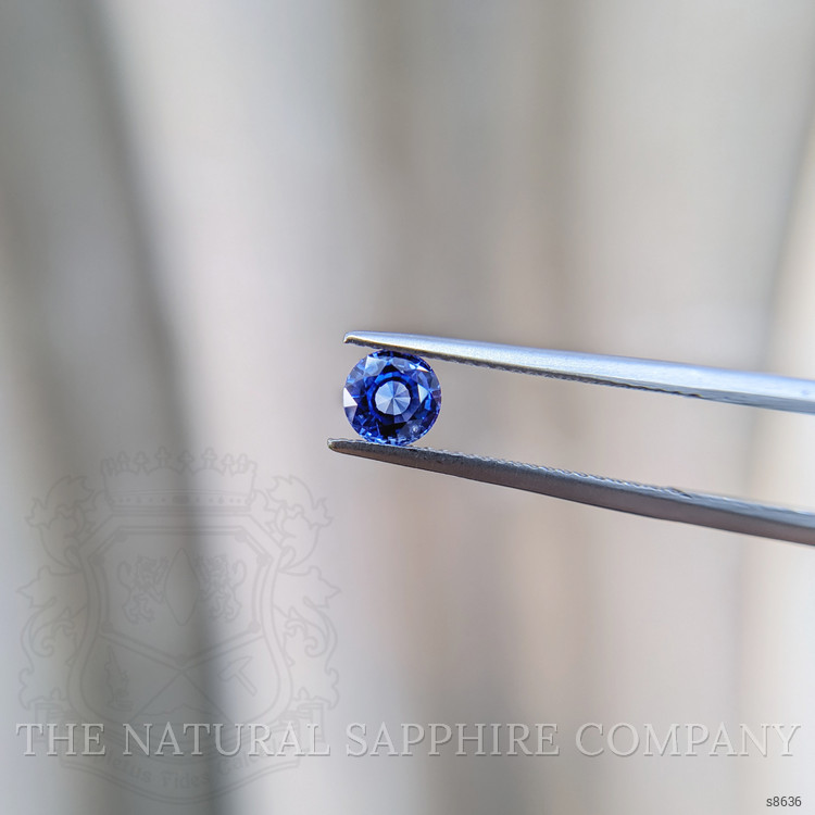 0.85 Ct. Blue Sapphire from Ceylon (Sri Lanka)