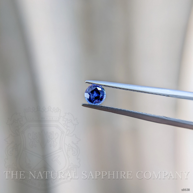 0.56 Ct. Blue Sapphire from Ceylon (Sri Lanka)