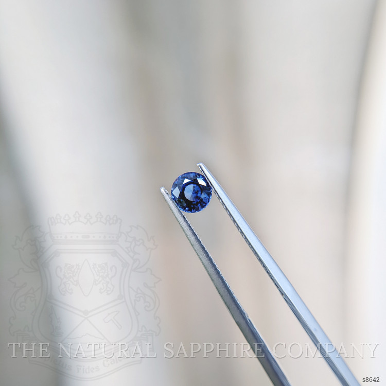 0.68 Ct. Blue Sapphire from Ceylon (Sri Lanka)
