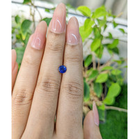 0.76 Ct. Blue Sapphire from Ceylon (Sri Lanka) Life Style