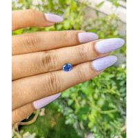 1.29 Ct. Blue Sapphire from Ceylon (Sri Lanka) Life Style