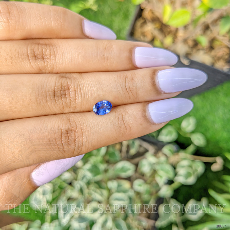 1.27 Ct. Blue Sapphire from Ceylon (Sri Lanka)