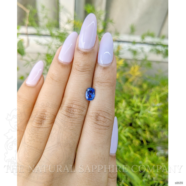 1.24 Ct. Blue Sapphire from Ceylon (Sri Lanka)