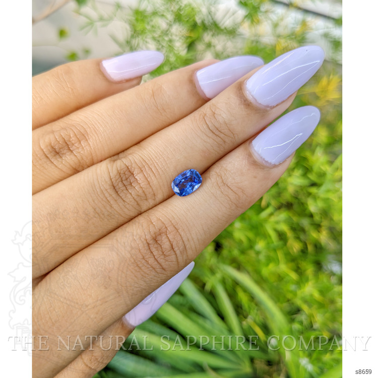 1.24 Ct. Blue Sapphire from Ceylon (Sri Lanka)