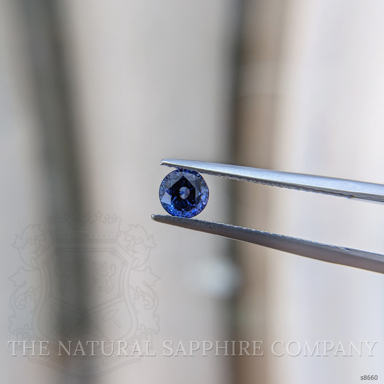 0.85 Ct. Blue Sapphire from Ceylon (Sri Lanka)