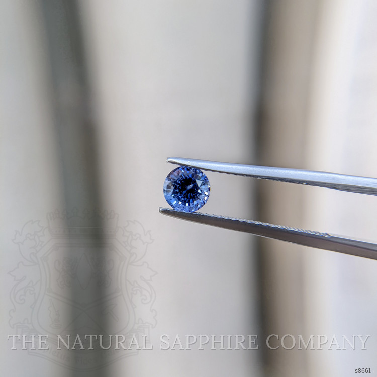 0.87 Ct. Blue Sapphire from Ceylon (Sri Lanka)