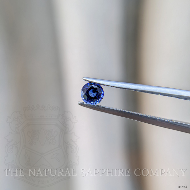 0.56 Ct. Blue Sapphire from Ceylon (Sri Lanka)