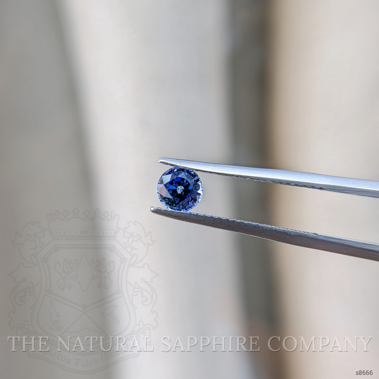 0.88 Ct. Blue Sapphire from Ceylon (Sri Lanka)