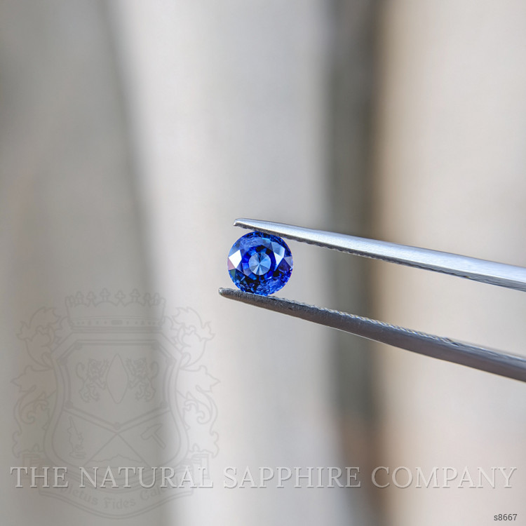 0.80 Ct. Blue Sapphire from Ceylon (Sri Lanka)