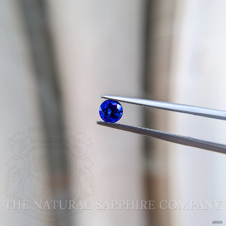 0.62 Ct. Blue Sapphire from Ceylon (Sri Lanka)